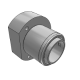 Bushings with aluminum flange and roller guide